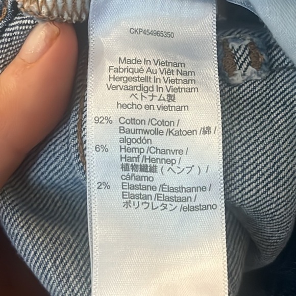 Madewell The Perfect Vintage Cropped Jean in Slightly Distressed Wash Size 28 - Picture 6 of 6